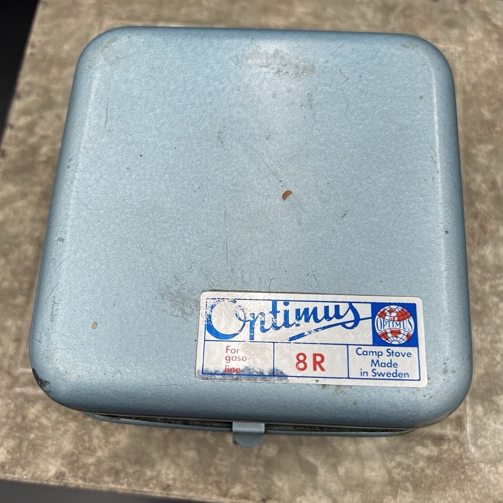 Vintage Optimus 8R Backpacking Camp Stove Made in Sweden White Gas Untested